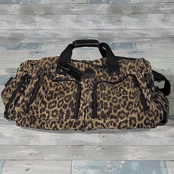Sac Fourre-tout Vintage Ricardo Beverly Hills – Tapisserie Florale, Taille Cabine